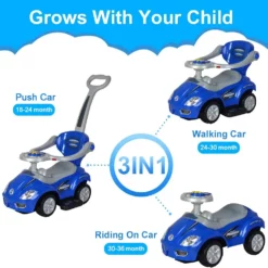 baby car bleu