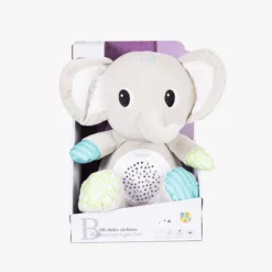 elephanto projection et peluche