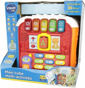 Super cube des découvertes rose - Cube multi activités - VTech