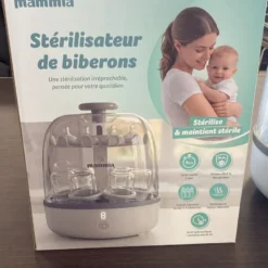 Stérilisateur de Biberons Mammia – Vapeur Électrique, Grande Capacité, Arrêt Automatique, Sans BPA – Image 5
