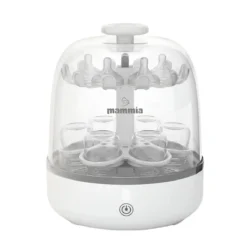 Stérilisateur de Biberons Mammia – Vapeur Électrique, Grande Capacité, Arrêt Automatique, Sans BPA