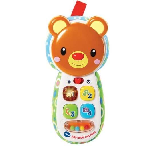vtech : Allô Bébé Surprises brun-0