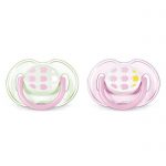 AVENT – Pack 2 Sucettes aérées Bébé 0-6 mois-0