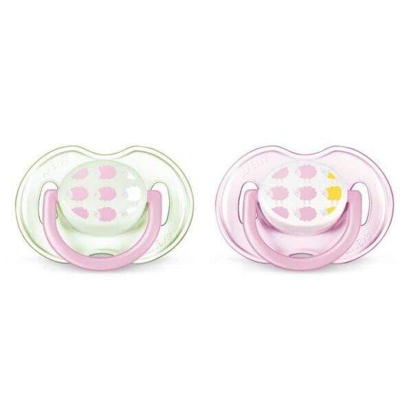 AVENT – Pack 2 Sucettes aérées Bébé 0-6 mois-1524