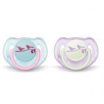 AVENT – Pack 2 Sucettes aérées Bébé 0-6 mois-0