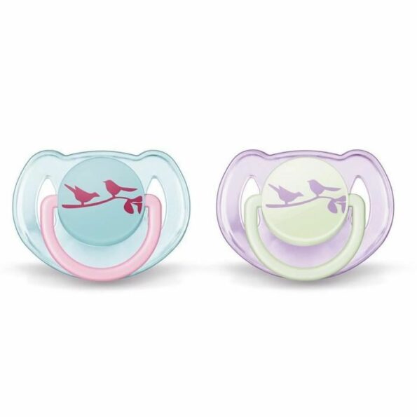 AVENT – Pack 2 Sucettes aérées Bébé 0-6 mois-805