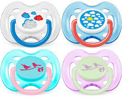 AVENT - Pack 2 Sucettes aérées Bébé 0-6 mois-0