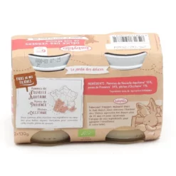 Babybio - Petit pot délice des vergers 2x130g