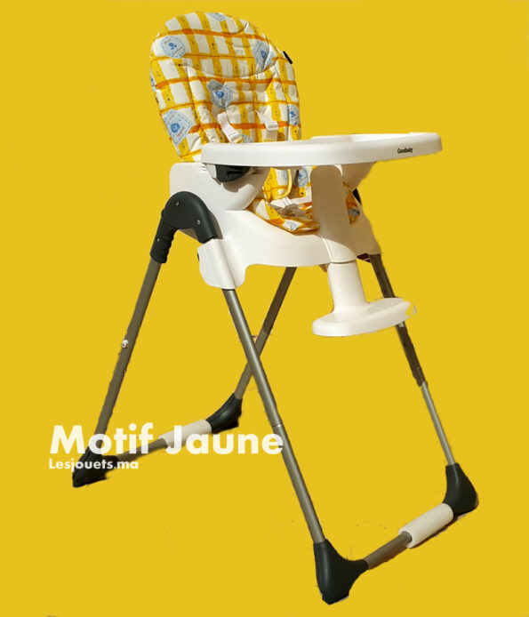 chaise haute goodbaby motif Jaune