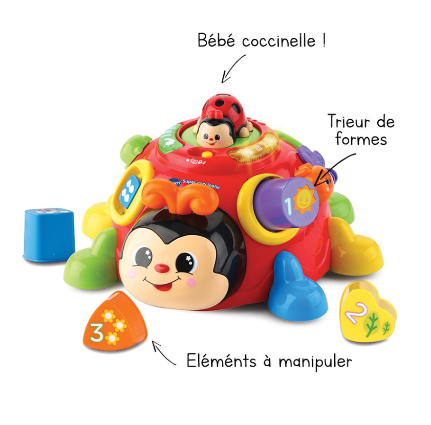 VTECH Coccinelle Des Formes Allo Bebe Maroc