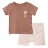 Tenue Short + T-Shirt Bébé en Coton Organique – Confort Doux et NaturelTenue Short + T-Shirt Bébé en Coton Organique – Confort Doux et Naturel