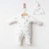 Grenouillère Bébé Coton Doux Animaux & Broderies Délicates