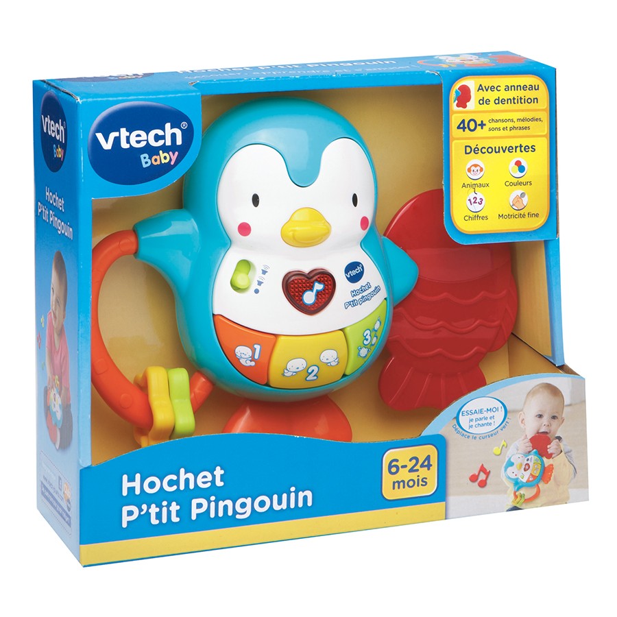 Vtech Ventouse Bébé Hoquet Temps D´alimentation Bébé Jouet Bleu