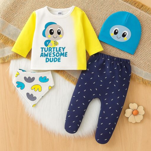 Pack Naissance 5 Pcs Tortue - Douceur et Aventure Marine