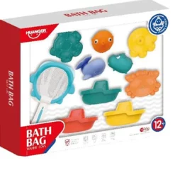 Jouets de Bain de Pêche Huanger : Transformez le Bain en Aventure Aquatique ! Offrez à votre enfant un moment de baignade inoubliable avec les jouets de bain de pêche Huanger ! Un Ensemble Complet pour des Heures de Plaisir : Cet ensemble comprend 12 jouets mignons et colorés : 4 poissons 2 cannes à pêche 1 filet 1 seau 2 éponges 2 petits bateaux