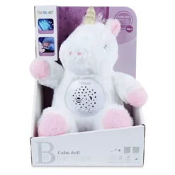 Peluche Musicale Douce avec Projecteur Licorne - Funmuch