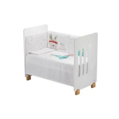 Interbaby Lit en bois avec option cododo Nature 60X120