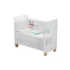 Interbaby Lit en bois avec option cododo Nature 60X120