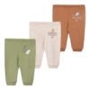 Lot 3 Pantalons Tendresse familiale 100% Coton - mom, dad and me.