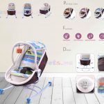 Mamalove : transat couffin 2 en 1 rotatif -0