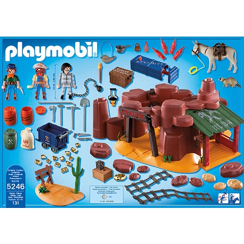 Playmobil – Mine d’or avec explosif Western