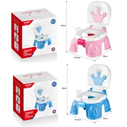 Pot toilette bébé et marche pieds musical