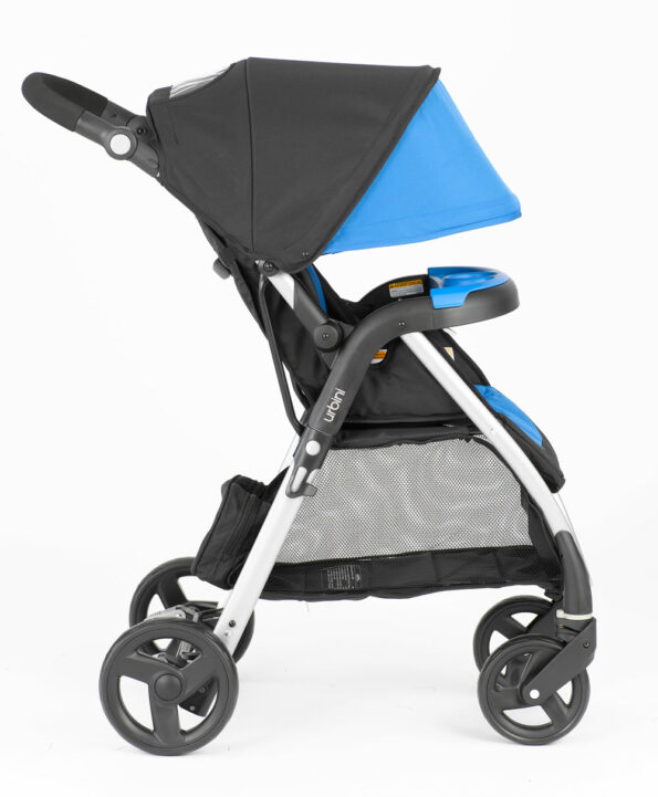 Poussette aluminium Bleu