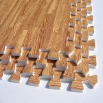 tapis effet bois pour décoration chambre d’enfant