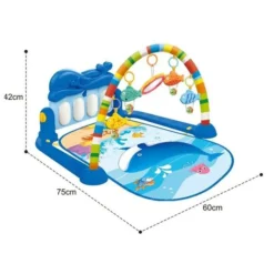 dimension Tapis musical d’éveil et d’activité piano – Huanger