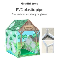 Tente de jeu pliable graffiti coloriage