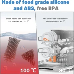 lavage Brosse Électrique de Nettoyage pour Biberons