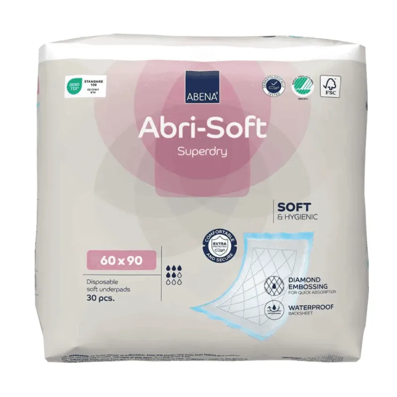 Abena Alèses jetables Abri-Soft Superdry 60 x 90cm 30 pcs