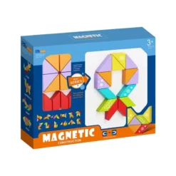 Jeux montessori 26 pièces blocs d'intelligence magnétiques