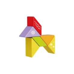 Jeux montessori 26 pièces blocs d'intelligence magnétiques