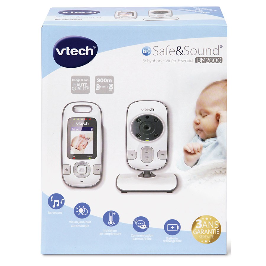 Babyphone Vidéo Écran Couleur 2,7 - Avent-philips - Allobebe Maroc