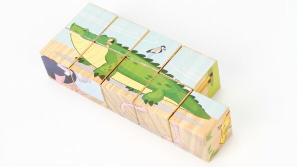 crocodile en bois