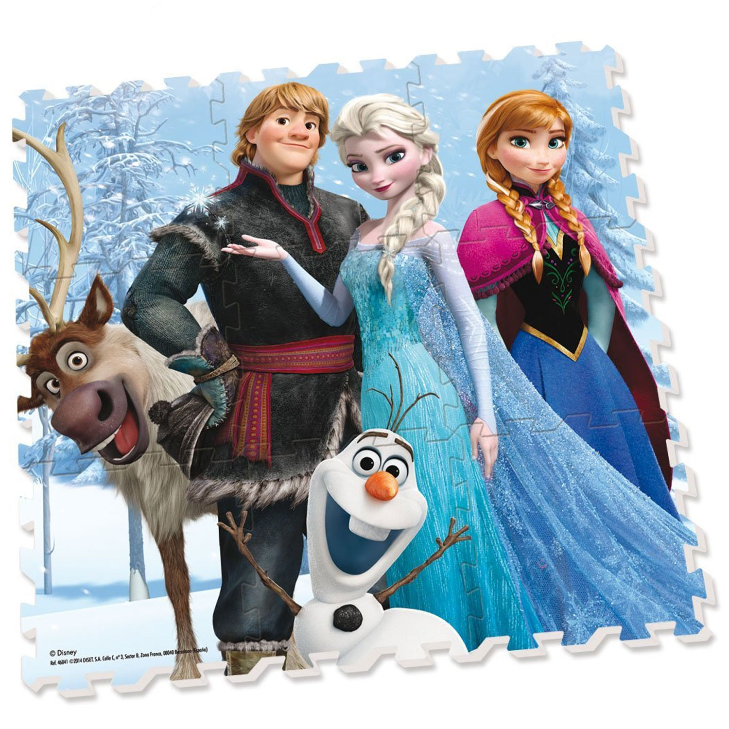 Tapis puzzle XL- La Reine des neiges (Frozen) - Allobebe Maroc