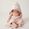 Cape de Bain Bébé 2 Pièces Motif Mouton – Bebekevi – Bio Douce et Adorable