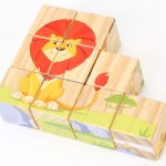 animaux savane en bois