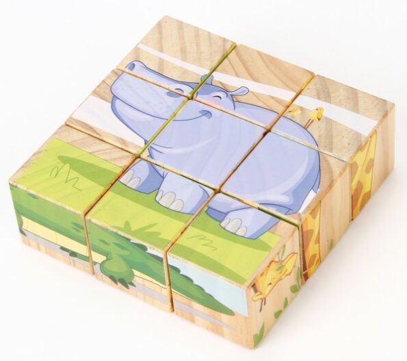 rhinoceros en bois
