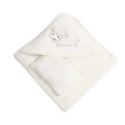 Cape de Bain Bébé 2 Pièces Motif Mouton – Bebekevi