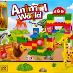 Blocks Animals World 78Pcs
