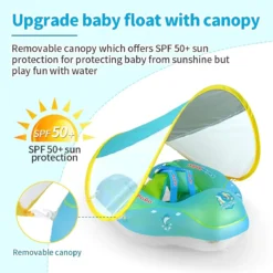 Bouée de natation bébé Swimbobo avec auvent amovible UPF50+