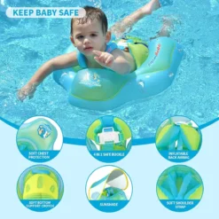 Bouée de natation bébé Swimbobo avec auvent amovible UPF50+