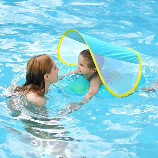 swimbobo vouée Bouée de natation bébé Swimbobo avec auvent amovible UPF50+