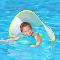 Bouée de natation bébé Swimbobo avec auvent amovible UPF50+