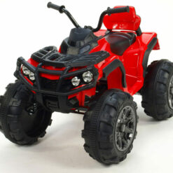 quad rouge tout terrain pour enfant