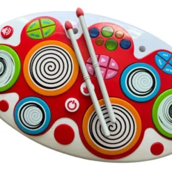 Batterie Super Star Winfun – Set Musical Interactif avec Lumières et Sons (3A+)