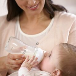 Avent : Biberon Natural en Verre anti-colique 1M+ 240 ml-2756