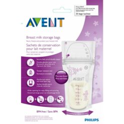 Avent : 25 Sachets de conservation du lait maternel 180ml -2765